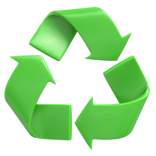 3D recycling symbol