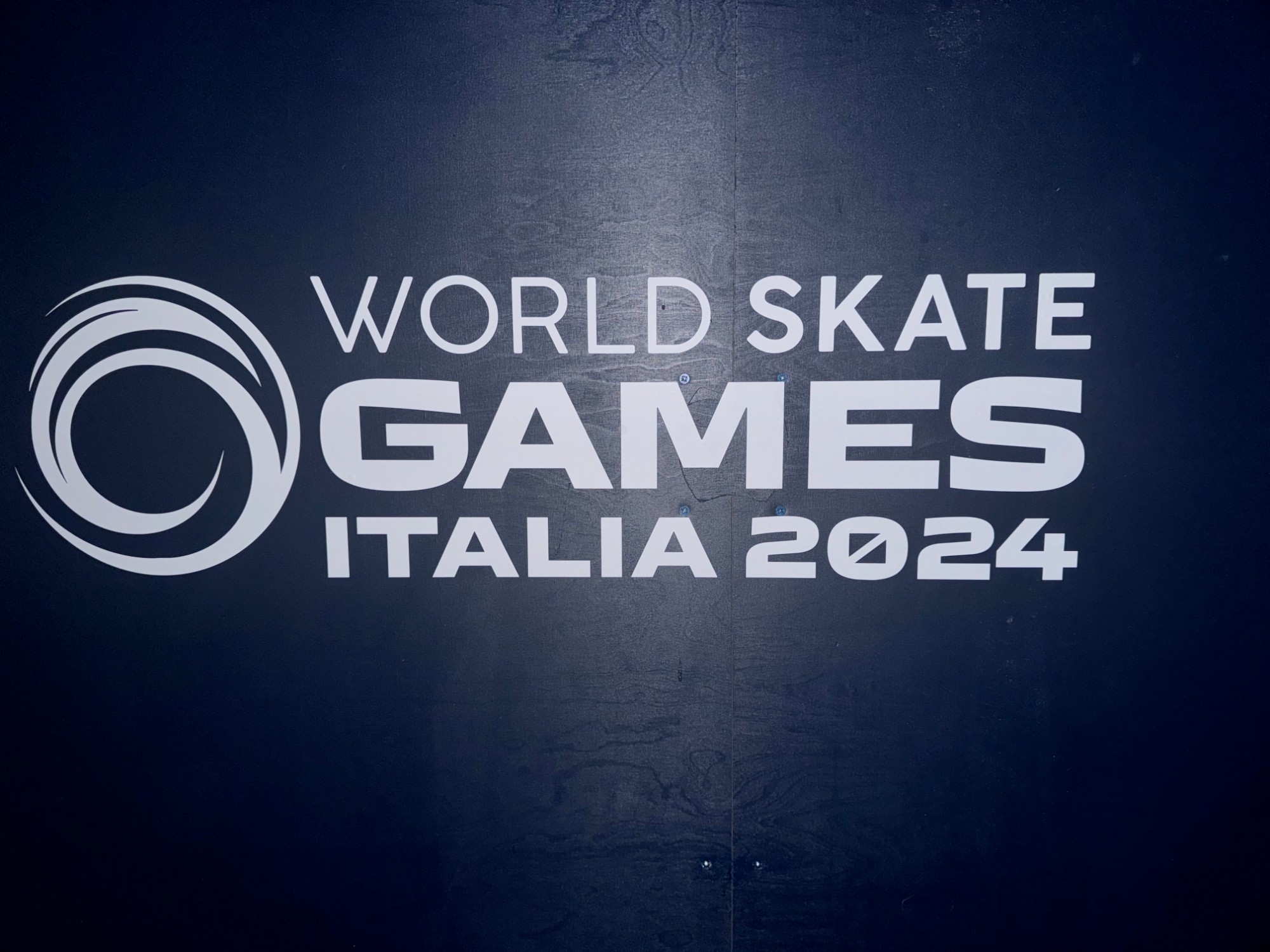 World Skate Games Italia 2024 event signage